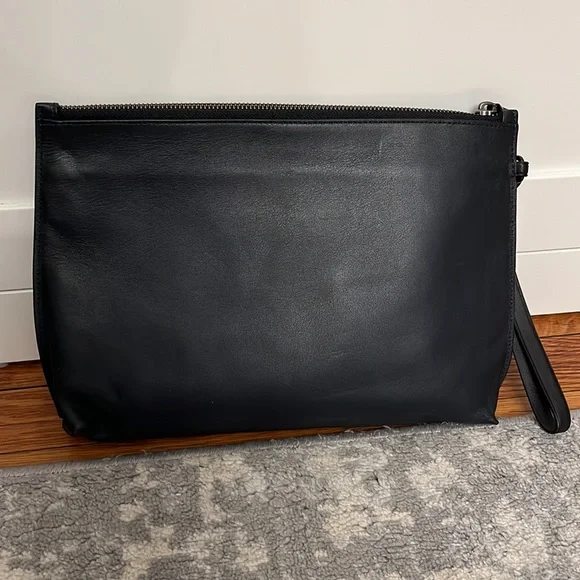 Coach Signature Canvas Blocking Academy Pouch